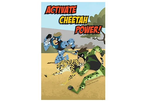 Activate Cheetah Power! Greeting Card